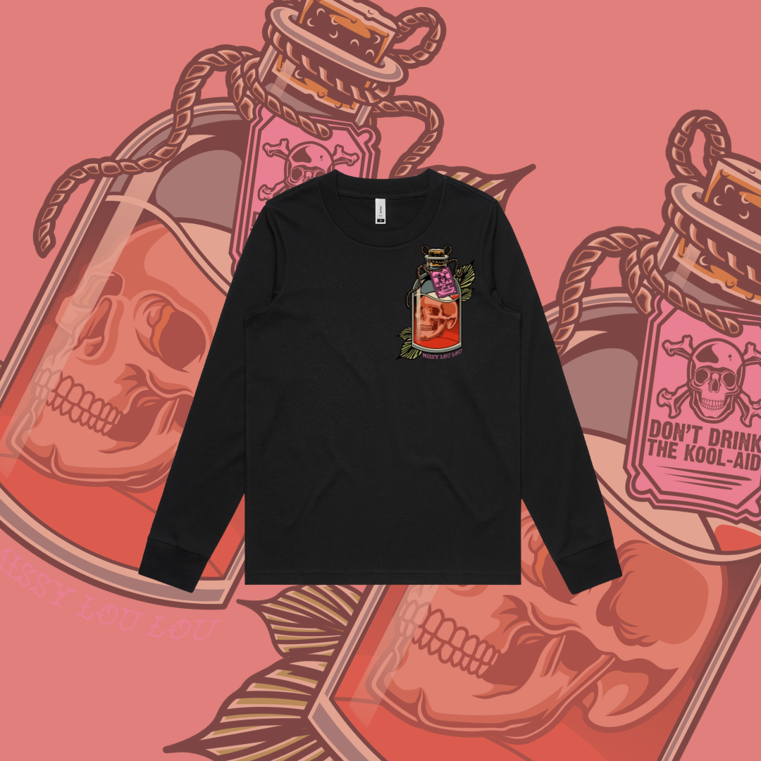 Bad Decisions -  Longsleeve Tee, Black.