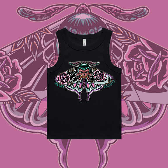 Bad Betty Butterfly - Organic Rib Tank