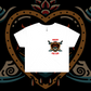 Hearts 'N' Daggers - Crop Tee, Black & White