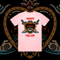 Hearts 'N' Daggers - Unisex Tee, Black & Baby Pink
