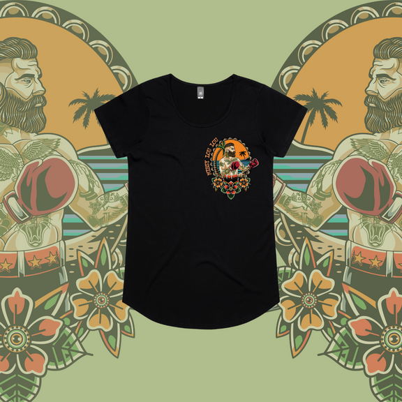 FREDDY FISTICUFFS - Drop neck tee