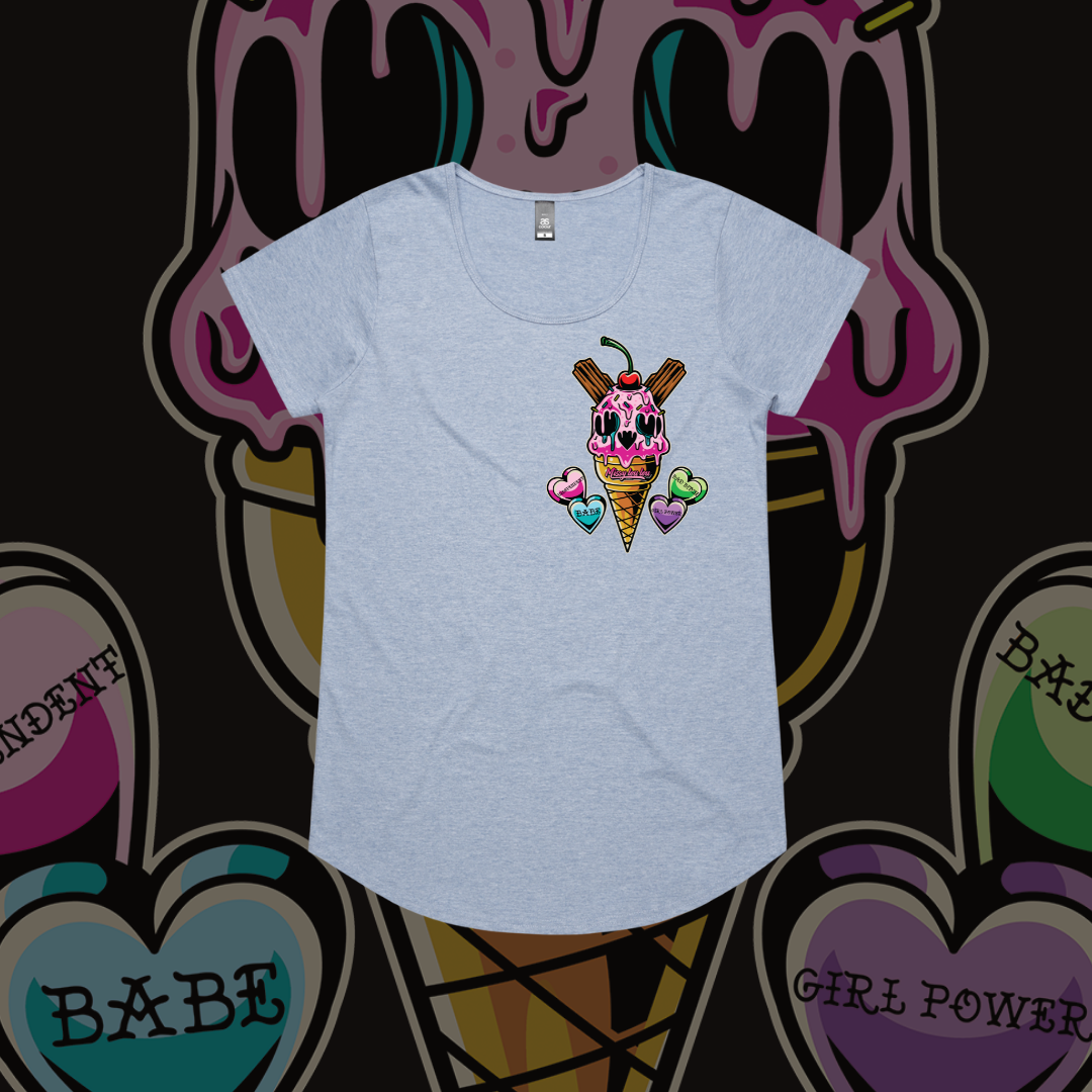 Sweet Tooth - Drop neck tee, All Colours