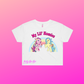 Crop Women's Tee, White - My 'Lil' Homies