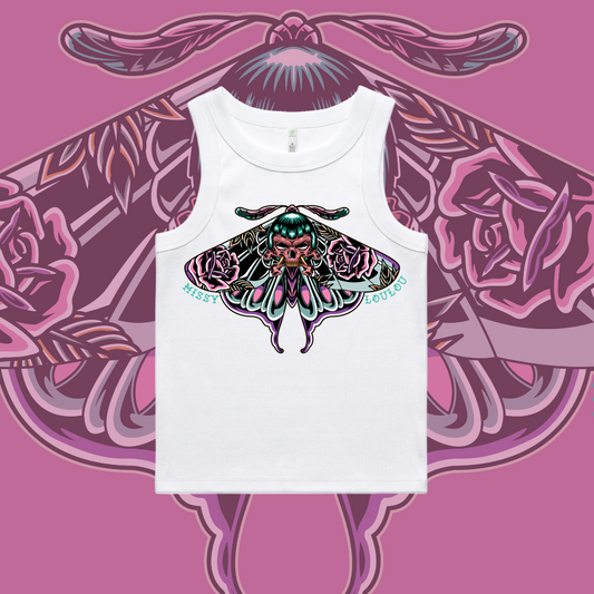 Bad Betty Butterfly - Organic Rib Tank