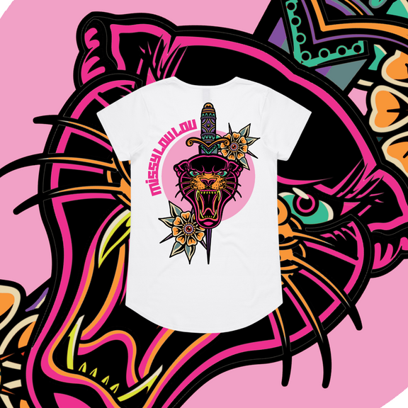 COPY CAT - Drop neck tee