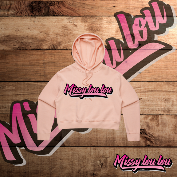 Logo Collection - Crop Hoods, Black, Grey, Pink