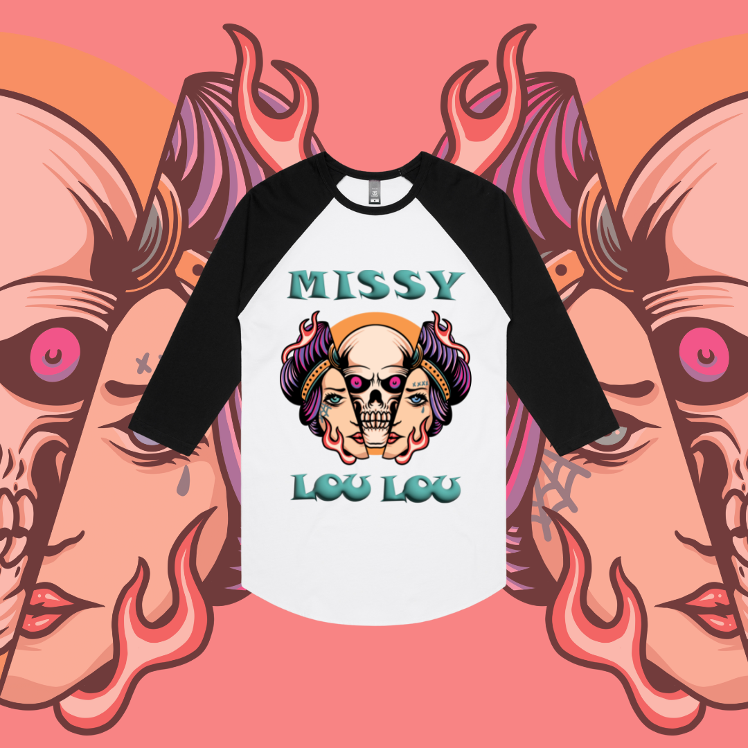 What Lies Beneath - Baseball tee - Front Design