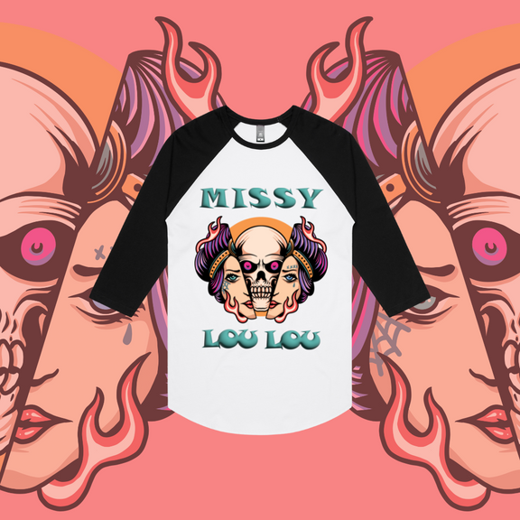 What Lies Beneath - Baseball tee - Front Design