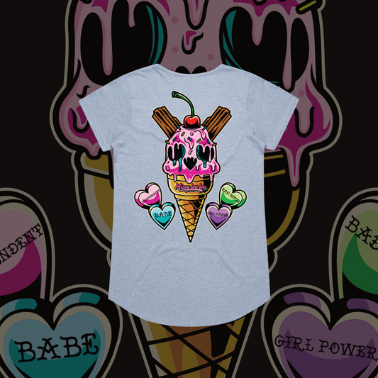 Sweet Tooth - Drop neck tee, All Colours