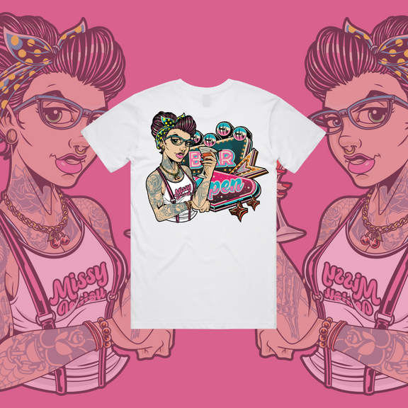 Roxy Rebel - Unisex tee's, Black & White