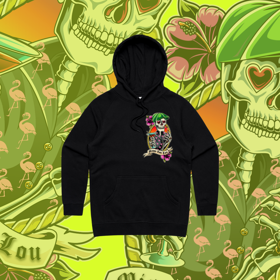 5PM SOMEWHERE - Premium hood,Black