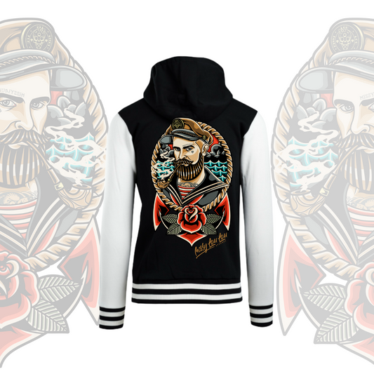 Smoking Joe -  Varsity Jacket with Hood