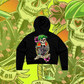 5PM SOMEWHERE- Crop Hood, Black 