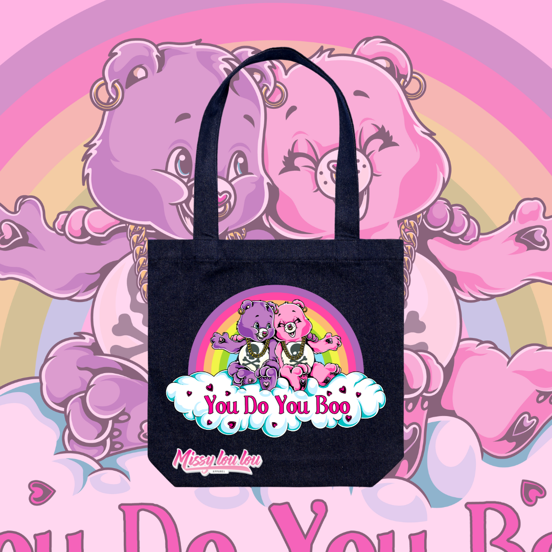 You Do You Boo -  Denim tote bag