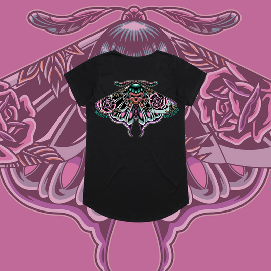 Bad Betty Butterfly - Drop neck tee