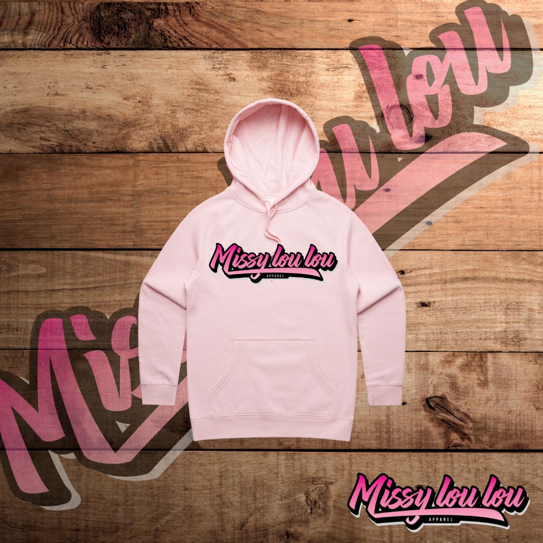 Logo Collection  - Premium Hood, Baby Pink