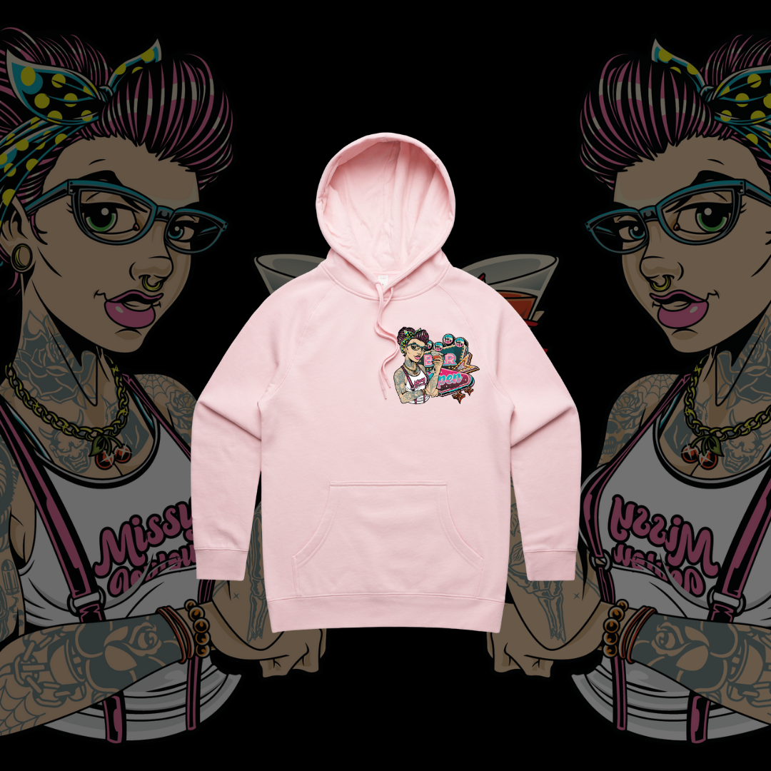 Roxy Rebel - Premium hood, Baby Pink