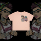 Roxy Rebel- Crop Tee, Pale Pink